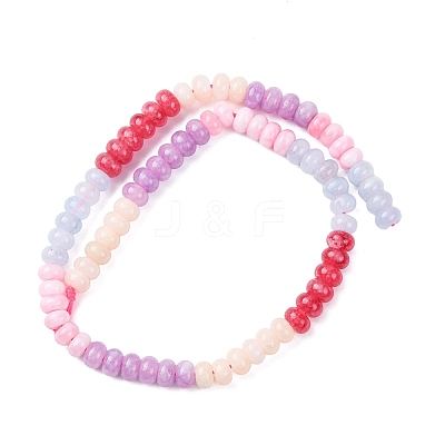 Gradient Color Natural White Jade Beads Strands G-NH0006-A12-01-1