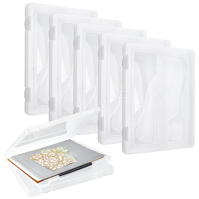 PP Plastic File Storage Box CON-WH0086-227-1