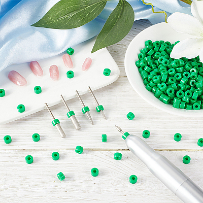 100Pcs Plastic Sleeve Ring FIND-OC0003-05C-1