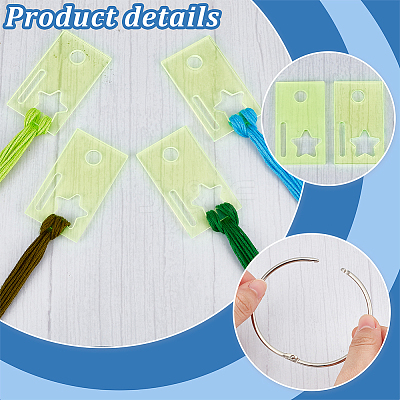 Acrylic Bobbins DIY-OC0012-78C-1