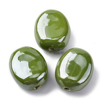 Handmade Polymer Clay Beads PORC-K005-01-1