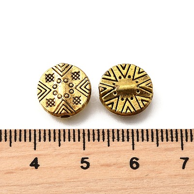 Tibetan Style Alloy Beads TIBE-L008-05AG-1