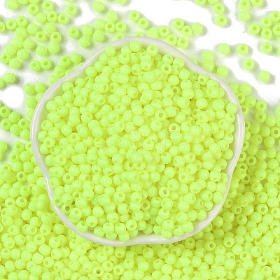 Opaque Acrylic Beads SACR-A007-01A-12-1