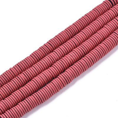 Spray Painted Non-magnetic Synthetic Hematite Beads Strands G-R0468-03D-08-1