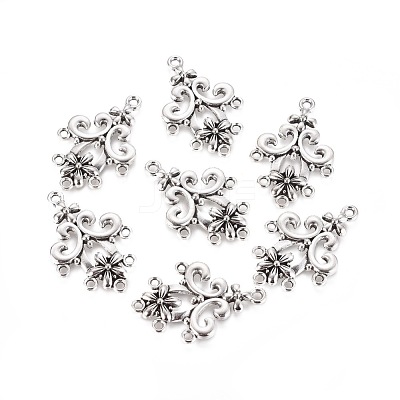 Tibetan Style Alloy Chandelier Component EA8536Y-1