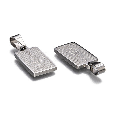 Non-Tarnish 304 Stainless Steel Pendants LS-STAS-M245-22P-1