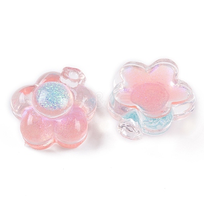 Transparent Epoxy Resin Decoden Cabochons CRES-P035-06A-1