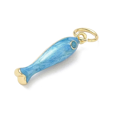 Brass Enamel Pendants KK-CBA6980-11G-B-1