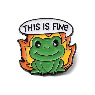 Fine Thmem Enamel Pin JEWB-K018-30A-EB-1