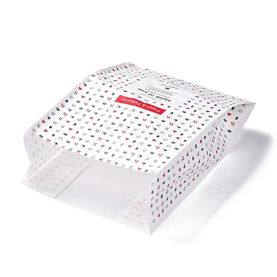 Rectangle with Supplies Pattern Paper Baking Bags CARB-K0001-01F-1