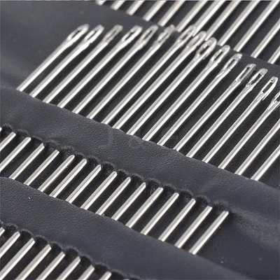 55Pcs Stainless Steel & Iron Yarn Needles PW-WG1A203-01-1