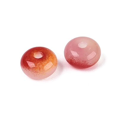 Baking Paint Imitation Jade Glass Beads GL-N006-01B-03-1