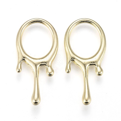 Alloy Jewelry Linking Rings PALLOY-Z001-31LG-1