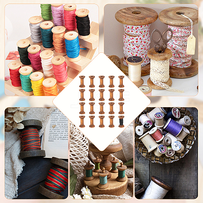 Wooden Empty Spools for Wire TOOL-WH0125-54A-1