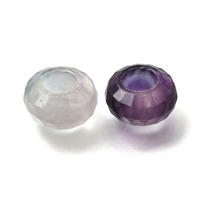 Natural Fluorite European Beads GG-NH0003-A06-1