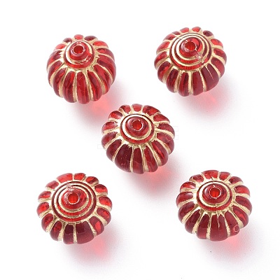 Plating Acrylic Beads X-OACR-P007-03A-1