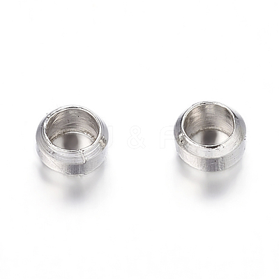 Brass Crimp Beads X-J0JMN062-1