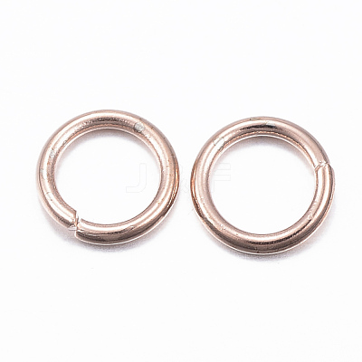 304 Stainless Steel Open Jump Rings X-STAS-H558-01RG-1