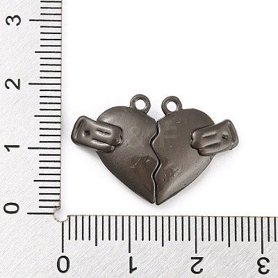 Alloy Magnetic Pendants PALLOY-Z020-06EB-1