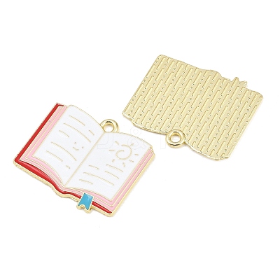 Alloy Enamel Pendants ENAM-L055-01D-02-1