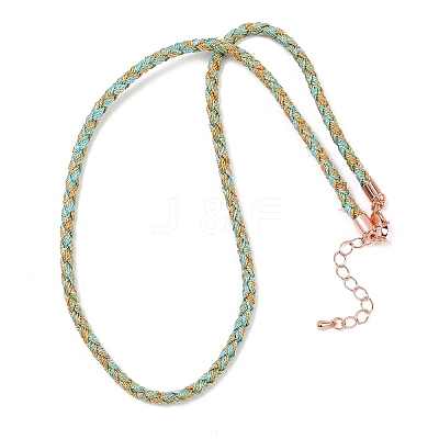 3.5MM Round Nylon Cotton Cord Necklace Making NJEW-C106-03RG-1