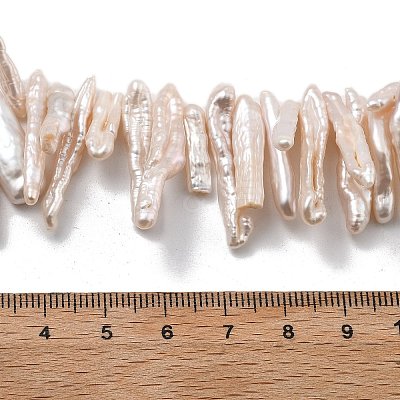 Natural Baroque Keshi Pearl Beads Strands PEAR-P064-02D-02B-1