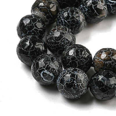 Crackle Agate Beads Strands G-A003-1-1
