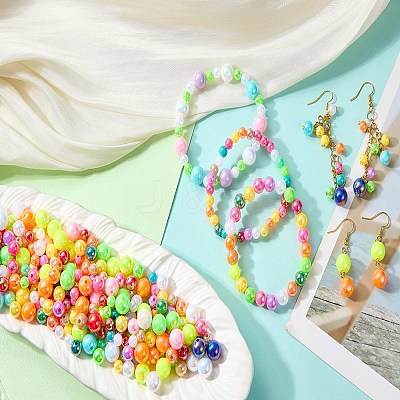 140G Opaque Acrylic Beads OACR-SZ0001-71-1