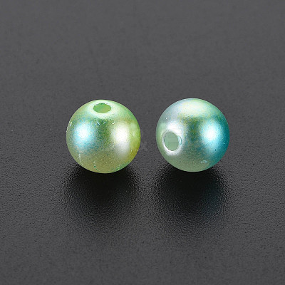 ABS Plastic Imitation Pearl Beads LS-OACR-T003-46-1