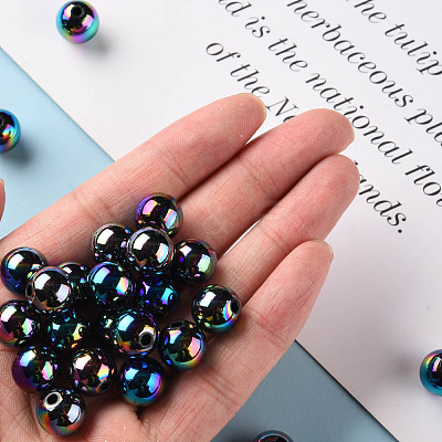 Opaque Acrylic Beads MACR-S370-D12mm-S002-1