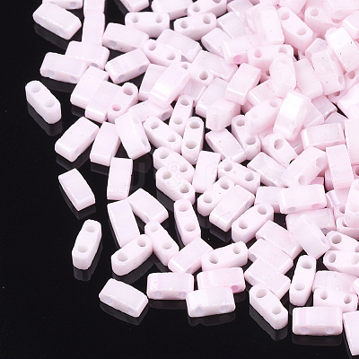 2-Hole Opaque Glass Seed Beads SEED-S023-06D-1