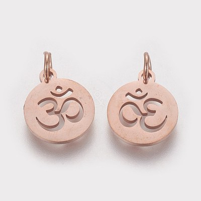 304 Stainless Steel Charms STAS-Q201-T446R-1