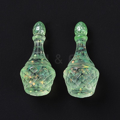 Dummy Bottle Transparent Resin Cabochon LS-RESI-E025-05A-1