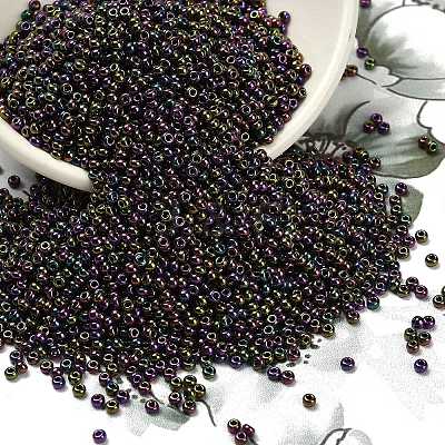 12/0 Grade A Round Glass Seed Beads SEED-Q008-F603-1