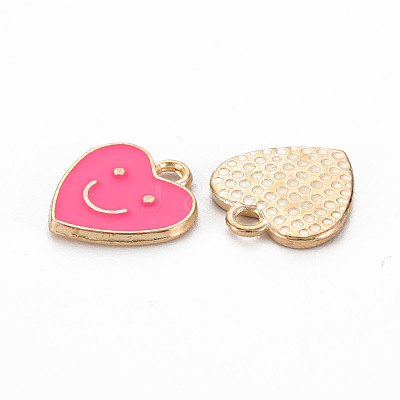 Alloy Enamel Charms ENAM-T016-12-RS-1