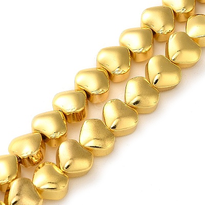 Electroplate Glass Beads Strands EGLA-H109-12F-01-1