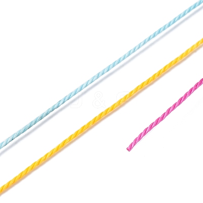 Segment Dyed Waxed Polyester Cord YC-C003-02-1