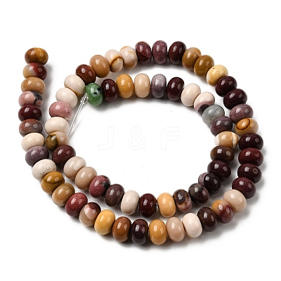 Natural Mookaite Beads Strands G-A280-A25-02-1