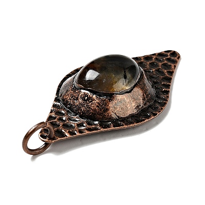 Natural Smoky Quartz Big Pendants X-G-D468-32R-1