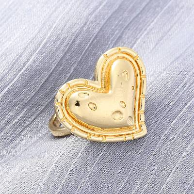 Brass Cuff Rings for Women RJEW-U047-35G-1