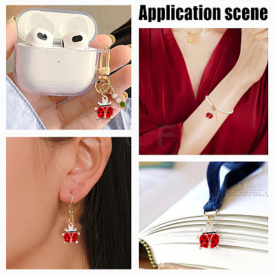 Alloy Enamel Pendants ENAM-AR0001-70-1