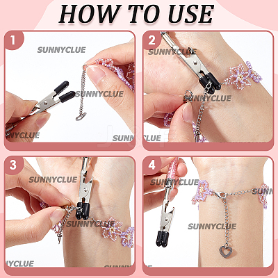 2Pcs Iron and PVC and Acrylic Alligator Memo Clips FIND-SC0011-26A-1
