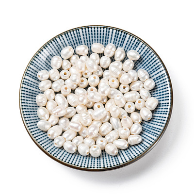 Large Hole Pearl Beads PEAR-R064-01-1