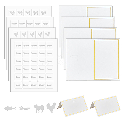 Paper Table Place Cards AJEW-OC0005-74-1