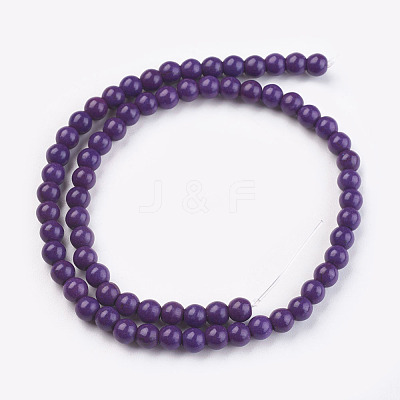 Synthetic Turquoise Beads Strands TURQ-G106-6mm-02M-1