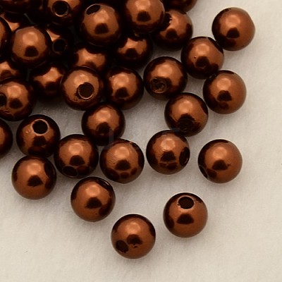 Imitation Pearl Acrylic Beads PL607-06-1
