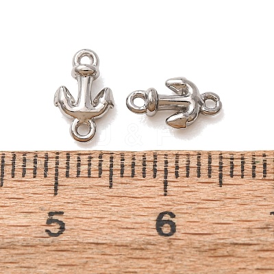 304 Stainless Steel Connector Charms STAS-N124-61P-1