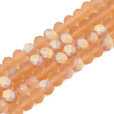 Transparent Glass Beads Strands LS-EGLA-A044-T8mm-MB23-1