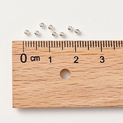 925 Sterling Silver Beads STER-S002-12-2mm-1