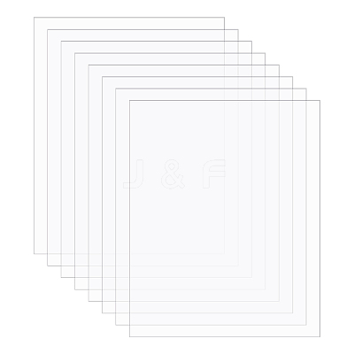 Transparent Plastic Board with Protective Paper for Photo Frame Replacement DIY-OC0003-74E-1